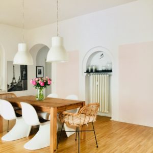 WERBUNG Einfaches Makeover für unser Esszimmer… es wird rosa!!!
