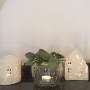 DIY Kränze und Teelichter mit Erika und Eukalyptus