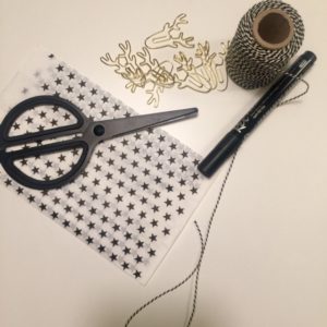 DIY Schwarz-weißer Adventskalender