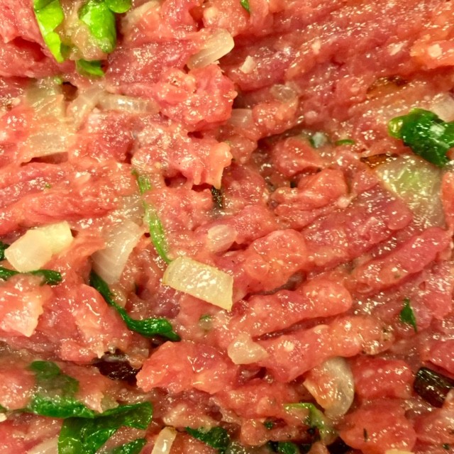 Lowcarb-Rezept Tatarbällchen roh