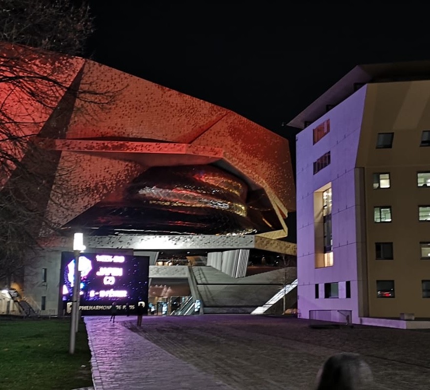 Paris Philharmonie Außenansicht