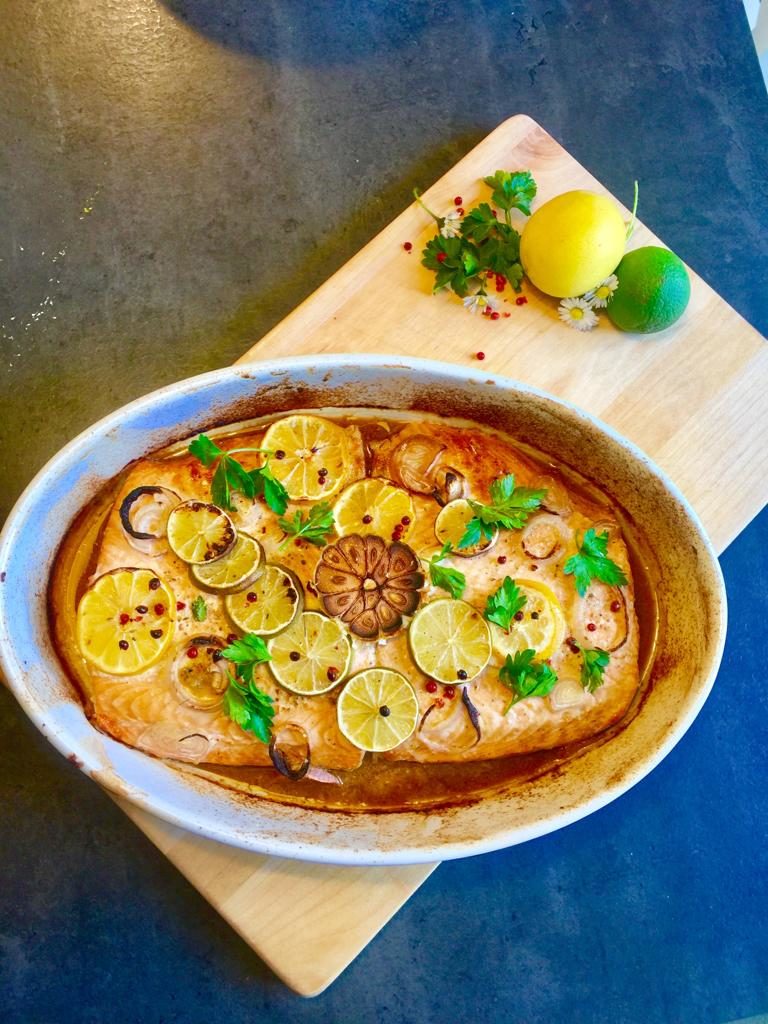 Rezept Lachs Ofen