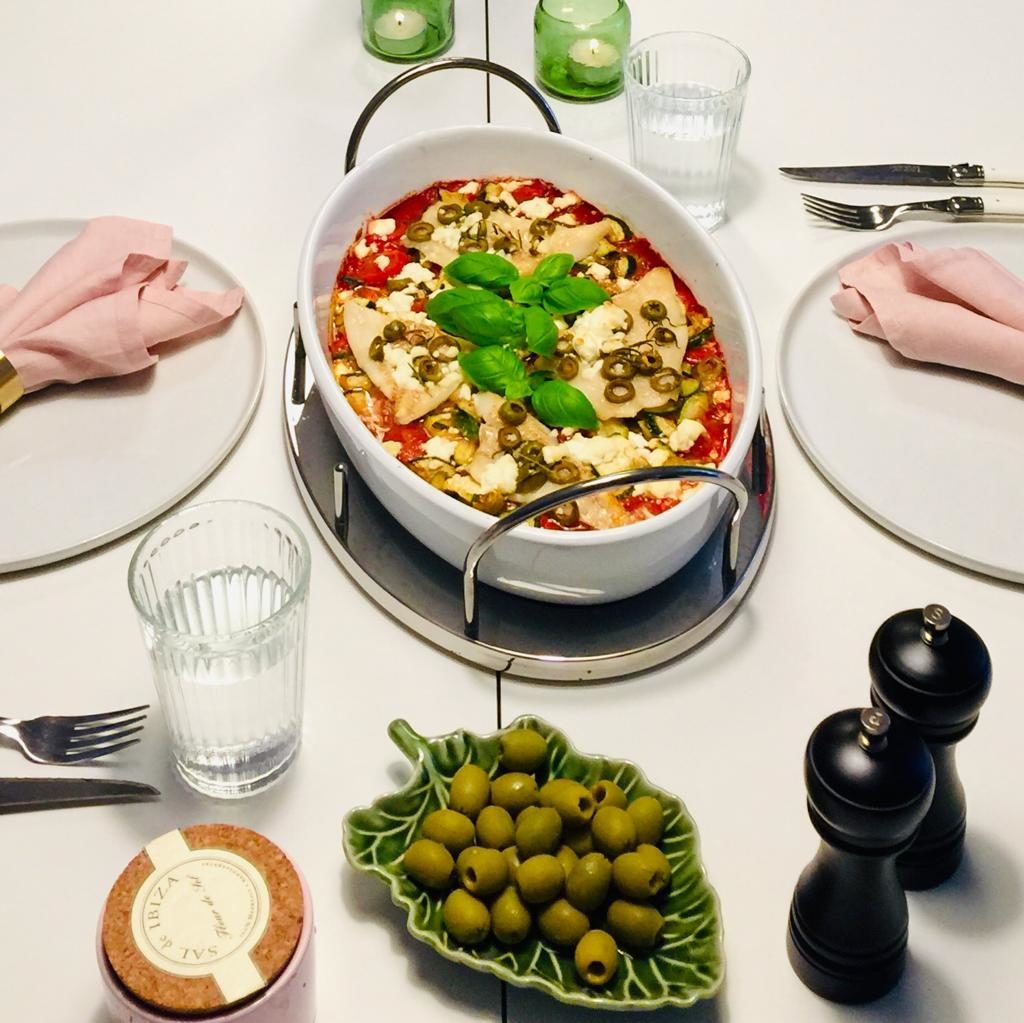 Zander mit Feta