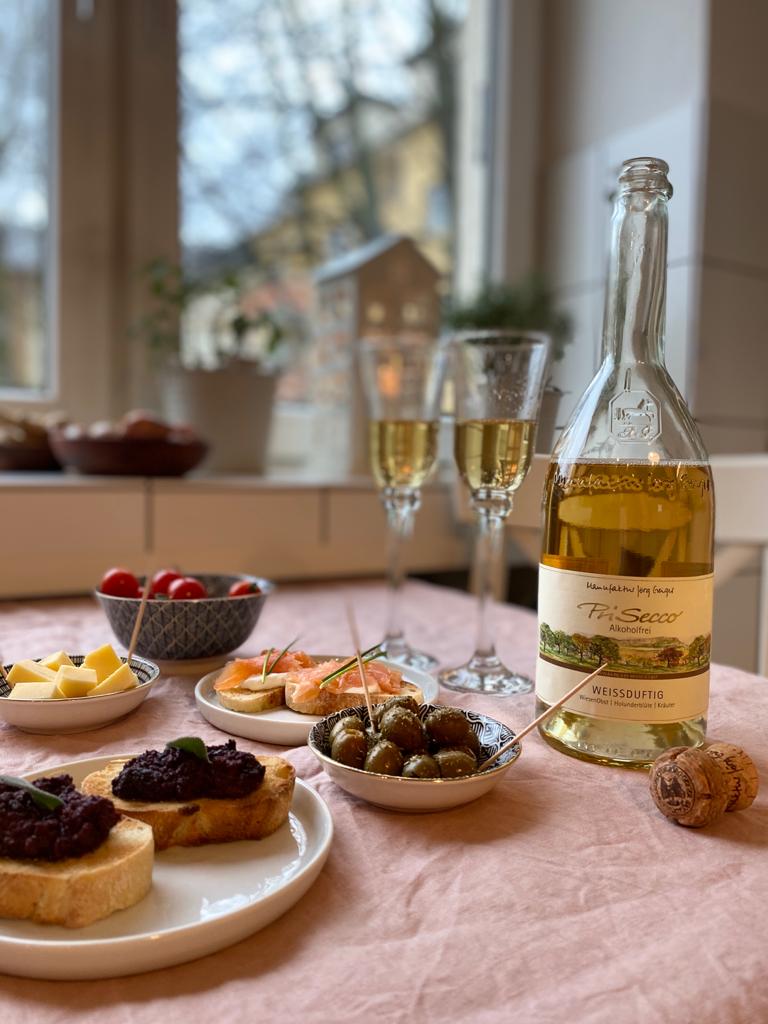 Essen mit Wein ohne Alkohol Weinfreunde