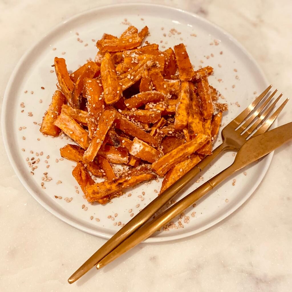 Süßkartoffel Pommes selbstgemacht
